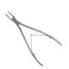 Bone Rongeur/Nibbler (Hilbro--Pakistan) 8" Curved--Single Action