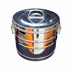 Stainless Steel Dressing Drum (Bangladesh/Local Manufacture) Size: 10"×12"