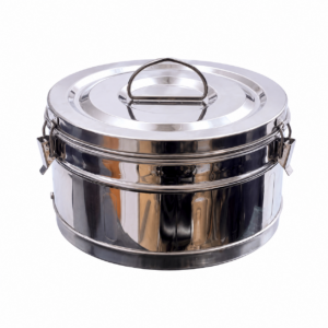 Stainless Steel Dressing Drum (Bangladesh/Local Manufacture) Size: 7"×12"