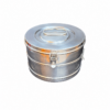Stainless Steel Dressing Drum (Hilbro–Pakistan) Size: 6"×9"