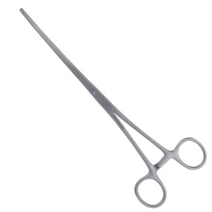 Intestinal/Occlusion Clamp (Hilbro--Pakistan) 9" Non-Crushing--Curved