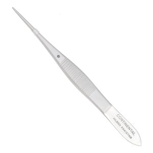 Iris/Plain Forceps (Hilbro--Pakistan) 4"