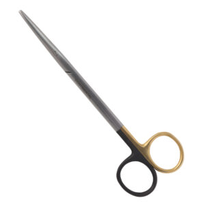 TC Metzenbaum/Fine/MTZ Scissor (Hilbro–Pakistan) 6″ Straight–Black & Gold Color Handle