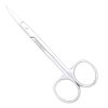 Iris/Fine/Head Pointed Scissor (Hilbro--Pakistan) Curved-11.50cm
