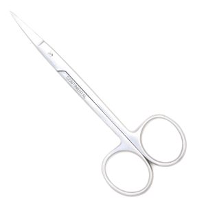 Iris/Fine/Head Pointed Scissor (Hilbro--Pakistan) Curved-11.50cm