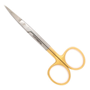 TC Iris/Fine/Head Pointed Scissor (Hilbro–Pakistan) Curved--9.00cm