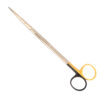 TC Tonsil/Head Pointed Scissor (Hilbro--Pakistan) 8" Curved--Black & Gold Color Handle