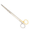 TC Tonsil/Head Pointed Scissor (Hilbro--Pakistan) 8" Curved--Ash & Gold Color Handle