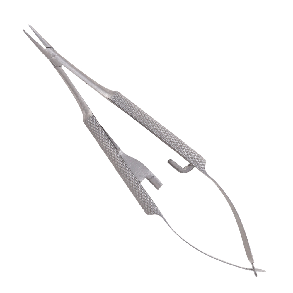 Barraquer Micro Needle Holder (Hilbro--Pakistan) 4"