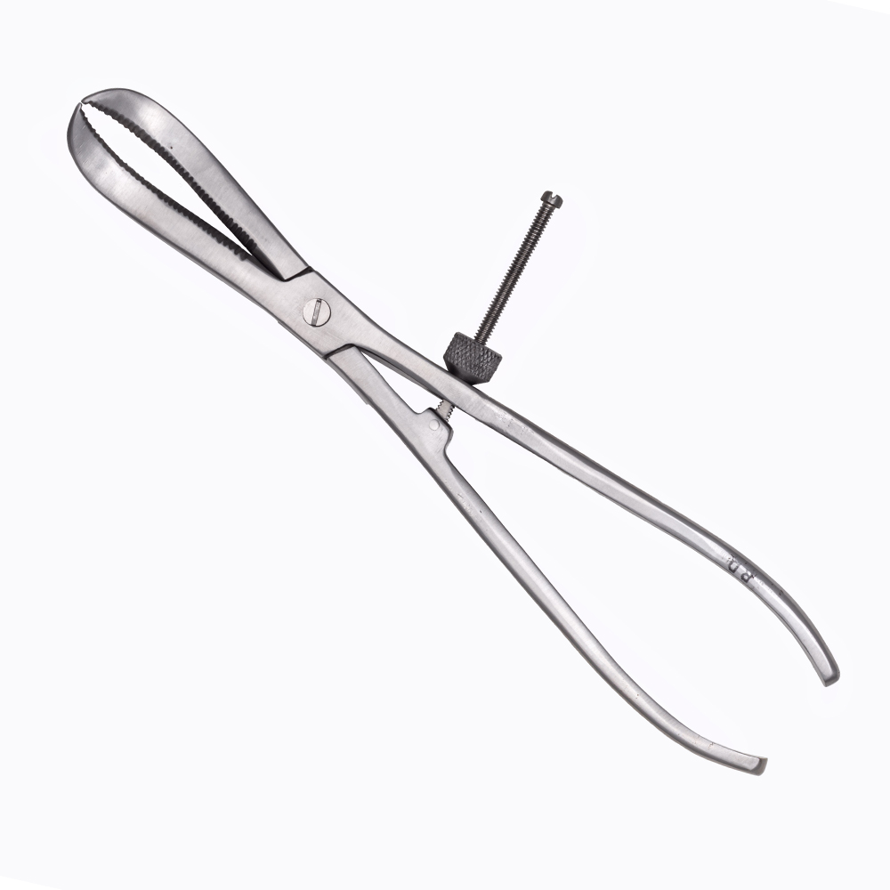 Bone Holding & Repositioning/Reduction Forceps With Thread Fixation (R/D--India) 10"
