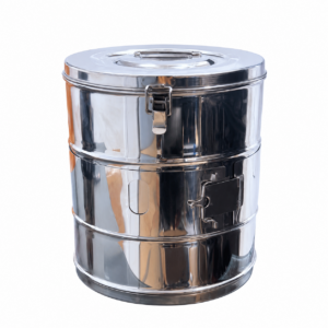 Stainless Steel Dressing Drum (MJW–Pakistan) Size: 12″×10″