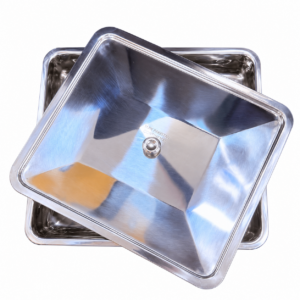 Stainless Steel Instrument Tray With Lid (MJW–Pakistan) Size: 10″×12″