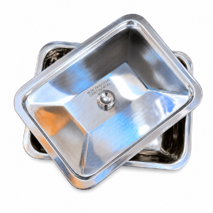 Stainless Steel Instrument Tray With Lid (MJW–Pakistan) Size: 6″×8″