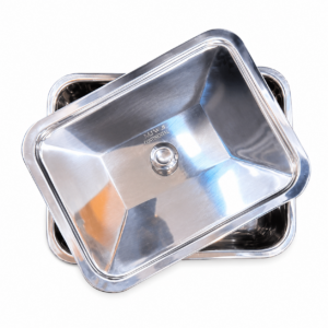 Stainless Steel Instrument Tray With Lid (MJW–Pakistan) Size: 6″×9″
