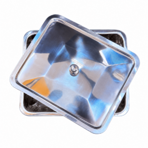 Stainless Steel Instrument Tray With Lid (MJW–Pakistan) Size: 8″×10″