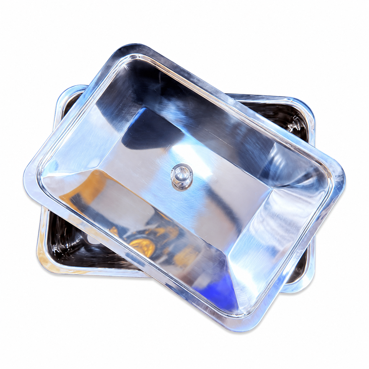 Stainless Steel Instrument Tray With Lid (MJW–Pakistan) Size: 8″×12″