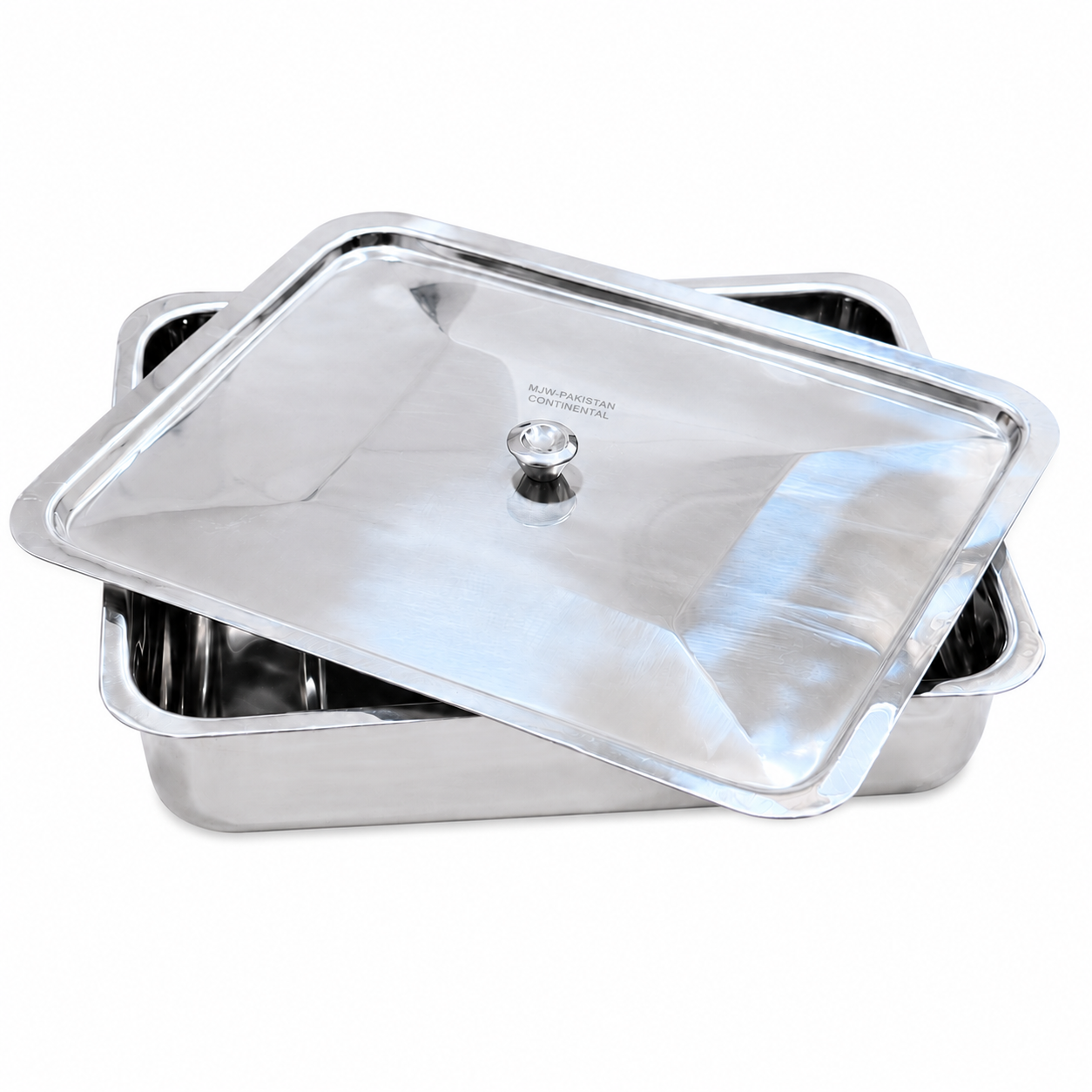 Stainless Steel Instrument Tray With Lid (MJW–Pakistan) Size: 8″×10″