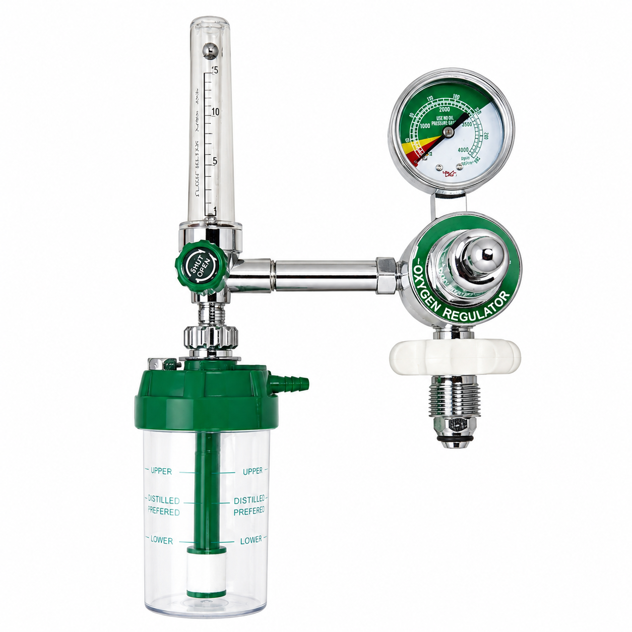 Medical Oxygen Cylinder Regulator With Flowmeter And Humidifier/Oxygen Flowmeter (China) Japan Technology